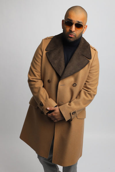 【新品】MANOF WOOL BEAVER 3WAY COAT Mujae Tan wool coat, overcoat, mens coat – Mujae - Designer