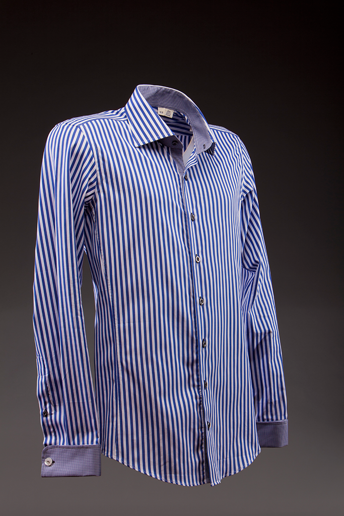 Borgata Blue Dress Shirt - mujaestore