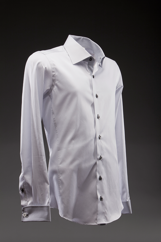 Capo Grey Dress Shirt Shirts - mujaestore